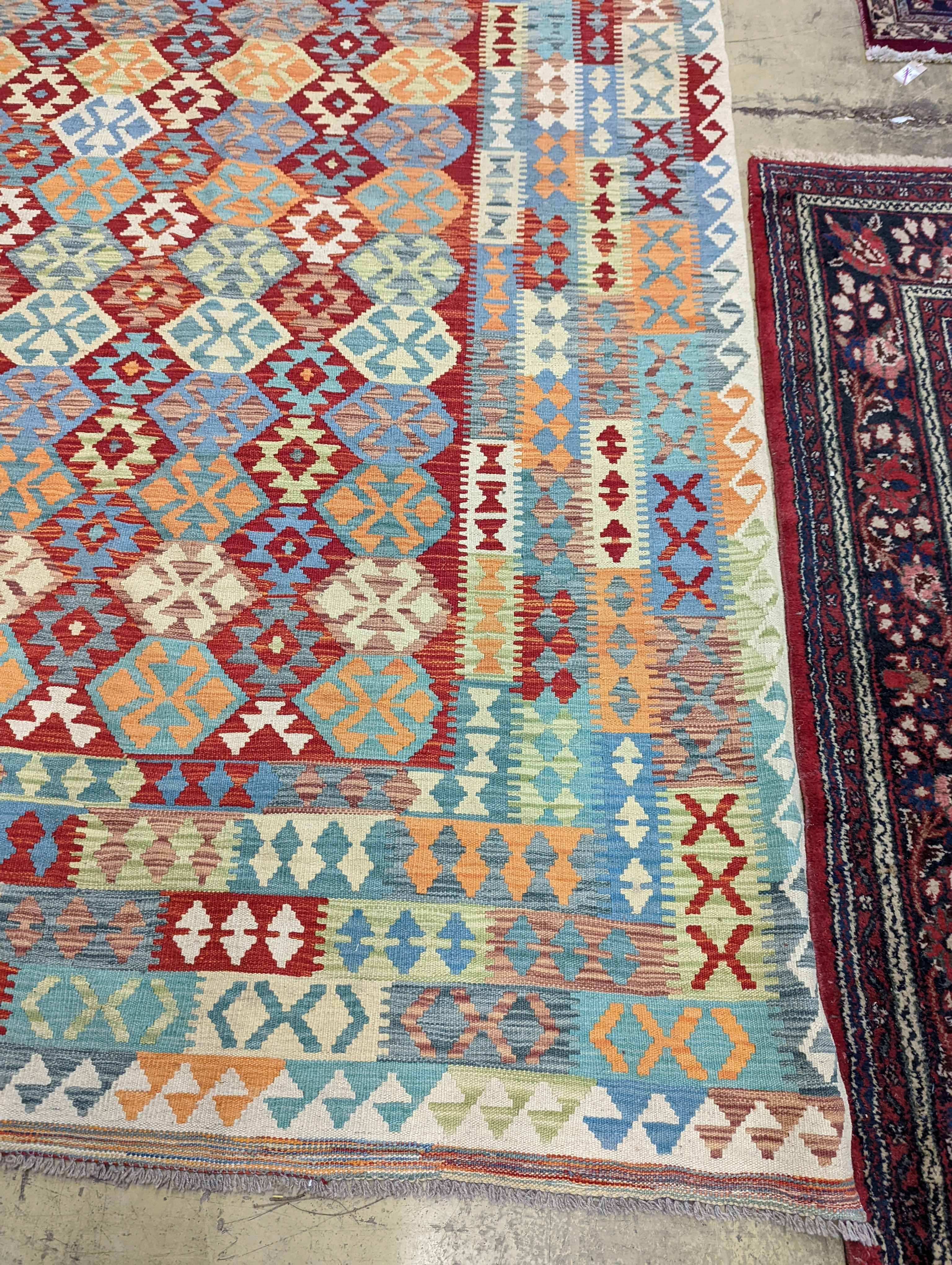 An Anatolian Kilim flatweave carpet, 390 x 300cm